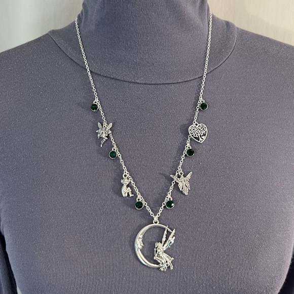 "Titania: Queen of the Faeries" Midsummer Night's Dream Handmade Fairy Necklace - Picture 9 of 16